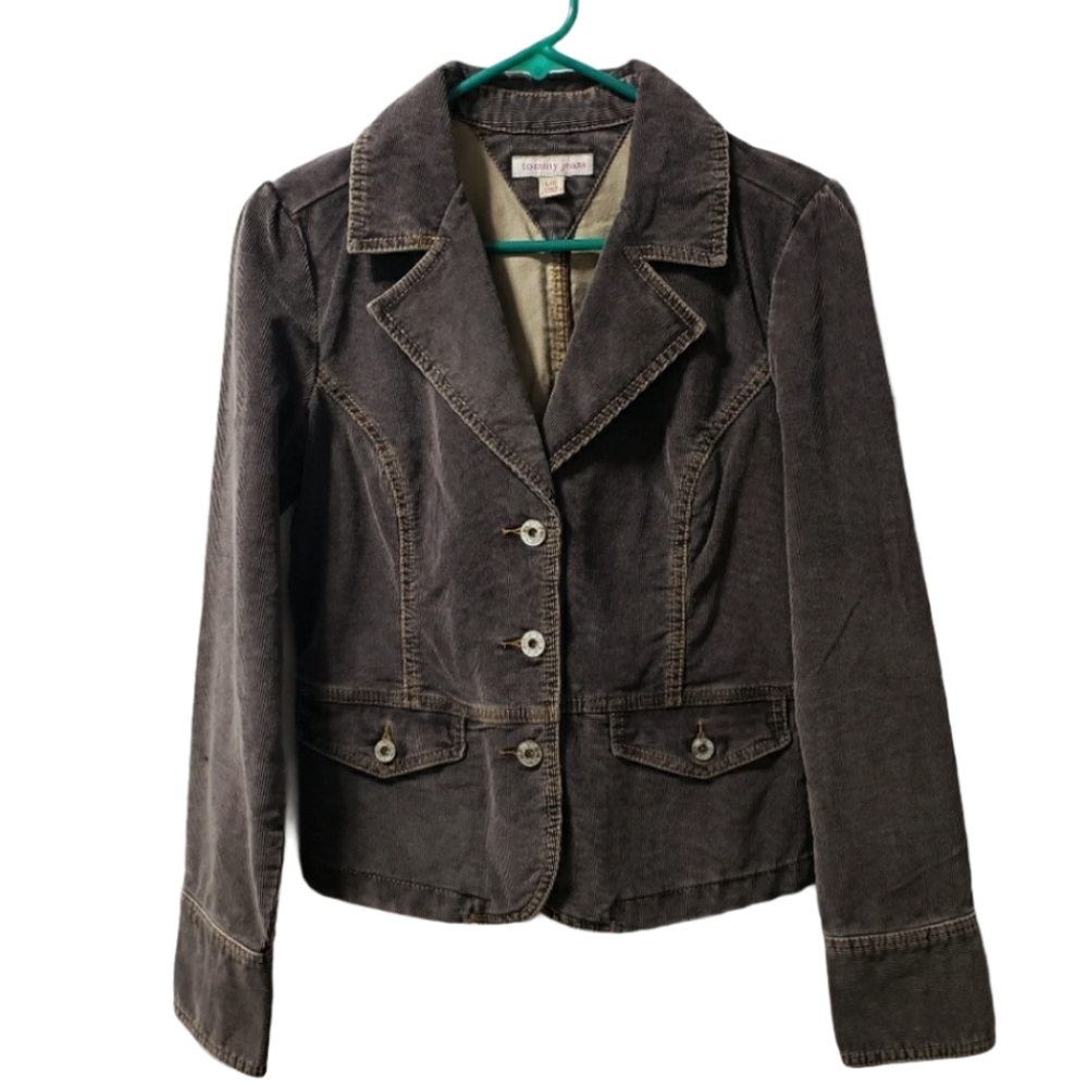 Tommy Hilfiger Jeans Brown Corduroy Jacket Large